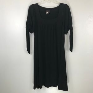 Torrid Black Short Tie Sleeve Tunic Dress 1